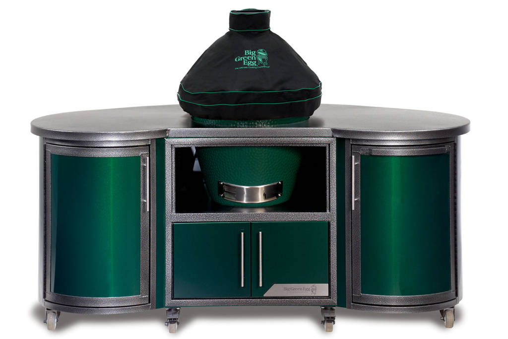 Big Green Egg Chef Island with Cover